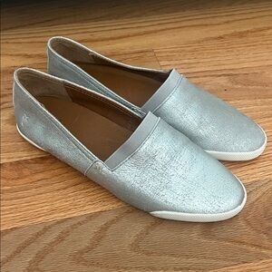 Frye Metallic Silver Women's Flats